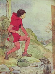 Dick Whittington en route pour Londres de 
